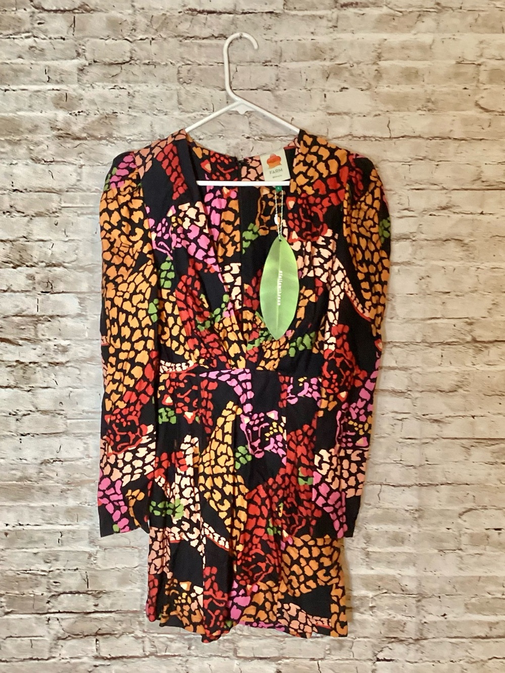 Farm Rio Leopard pattern mini dress - Picture 3 of 5